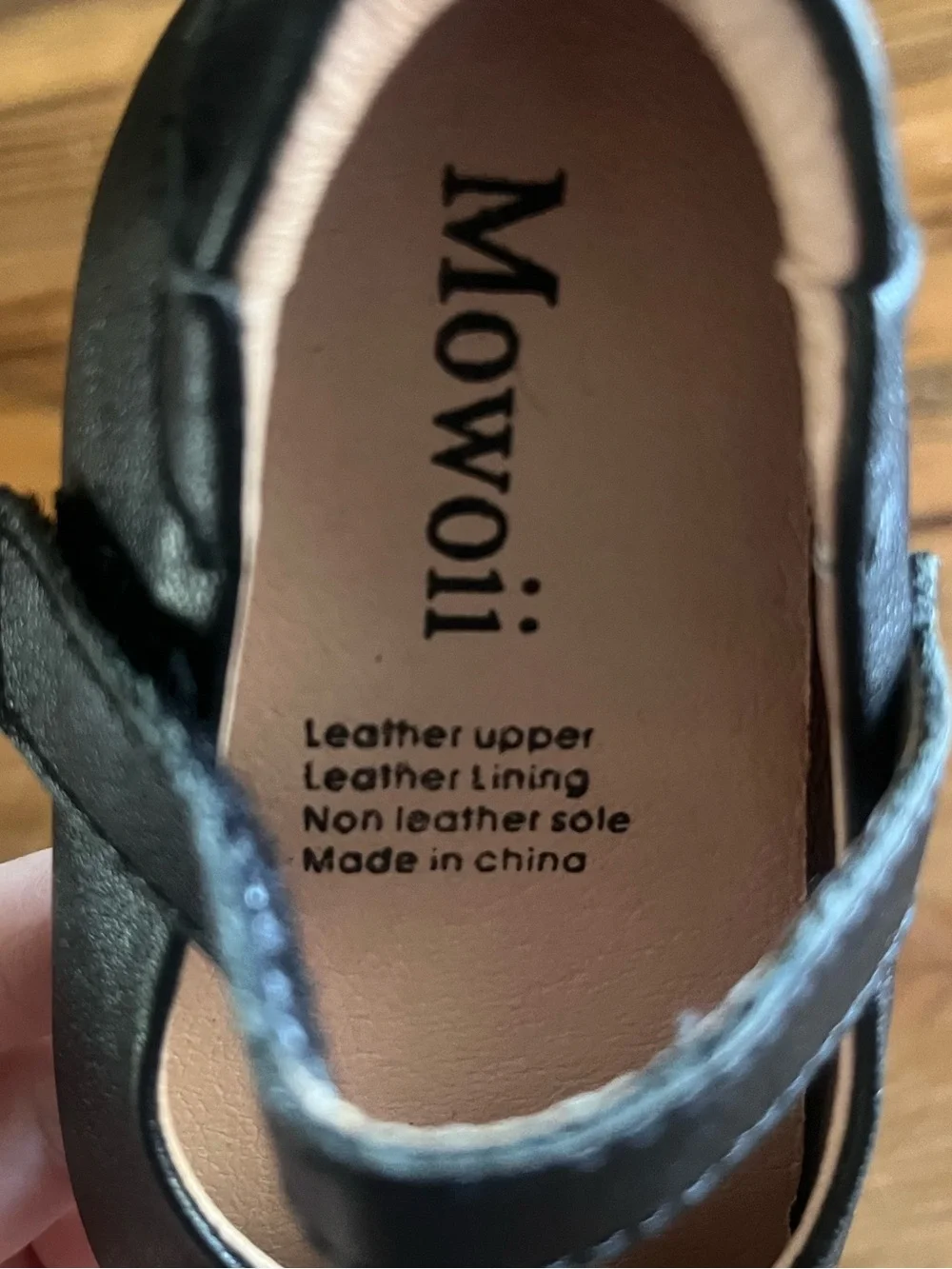 Kids Black Mary Jane ballet flat